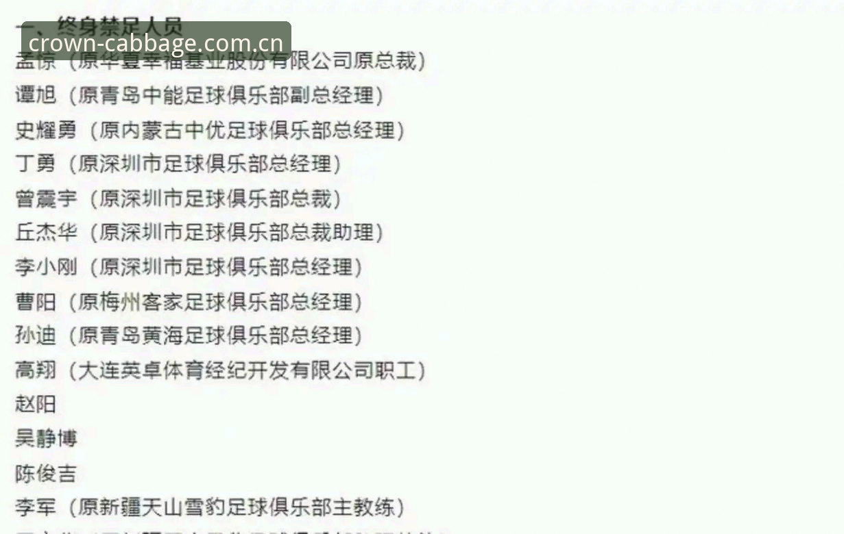 资深用户分析足协第三批禁足名单背后的行业乱象，冠军白菜手机版必备观赛心得